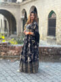 Black Crepe Gown