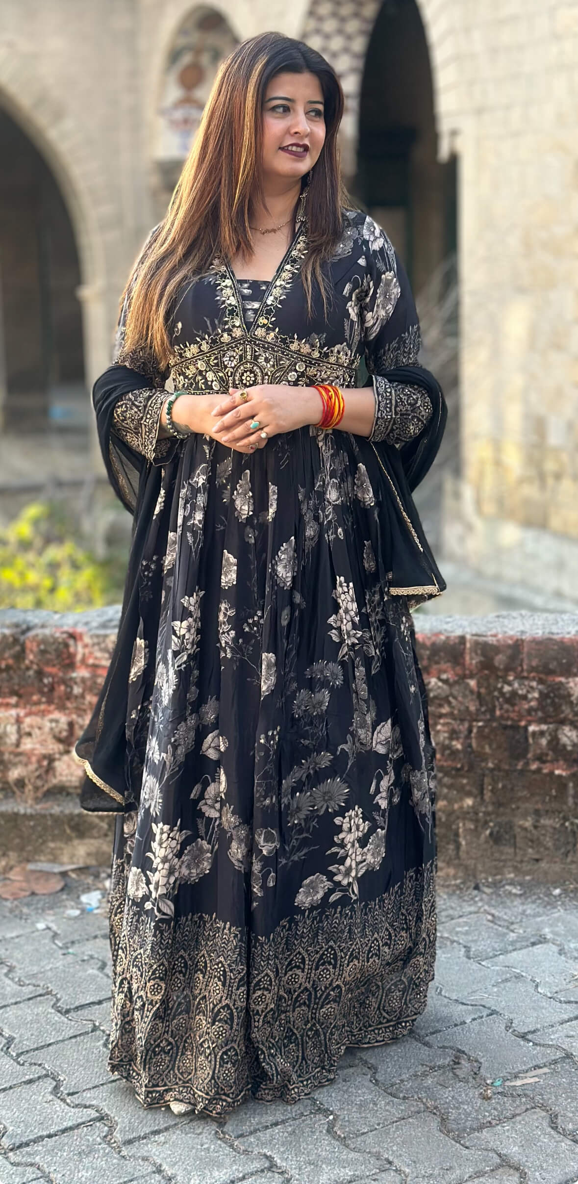IMG_0240 Black Crepe Gown
