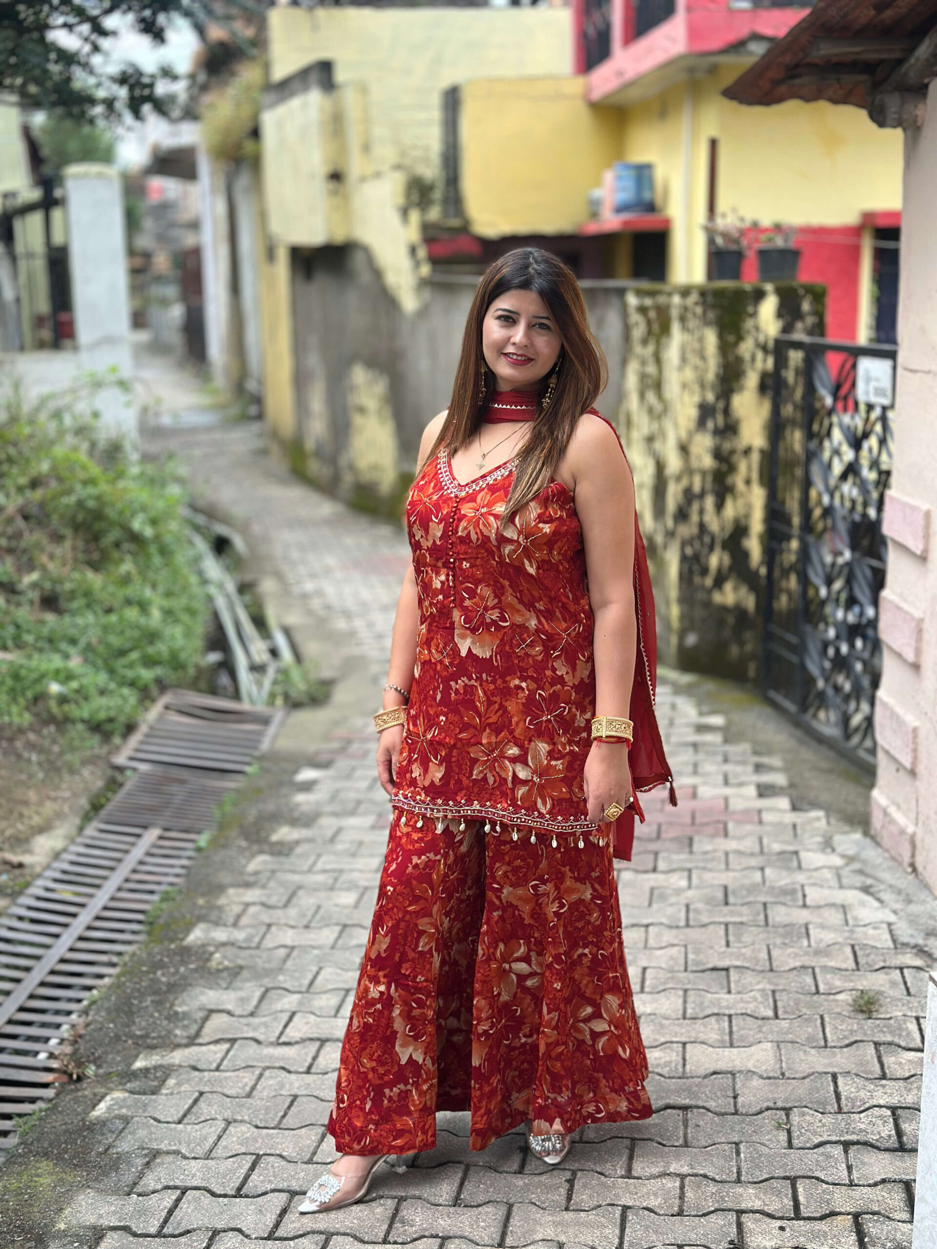 sharara suit