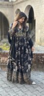 Black Crepe Gown